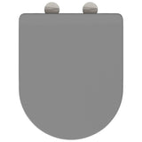 Sedile del WC Grigio 47 x 36 x 3,4 cm Duroplast
