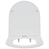 Sedile del WC con rilascio rapido Bianco 44 x 36.4 x 3.4 cm
