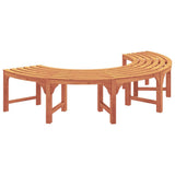 Panchina per Alberi 2 pcs Naturale 160 x 80 x 45cm