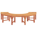 Panchina per Alberi 2 pcs Naturale 160 x 80 x 45cm