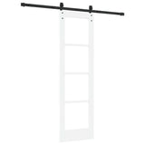 Porta scorrevole ORKDAL Bianco e Nero 61 x 198,5 cm