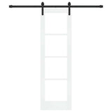 Porta scorrevole ORKDAL Bianco e Nero 61 x 198,5 cm