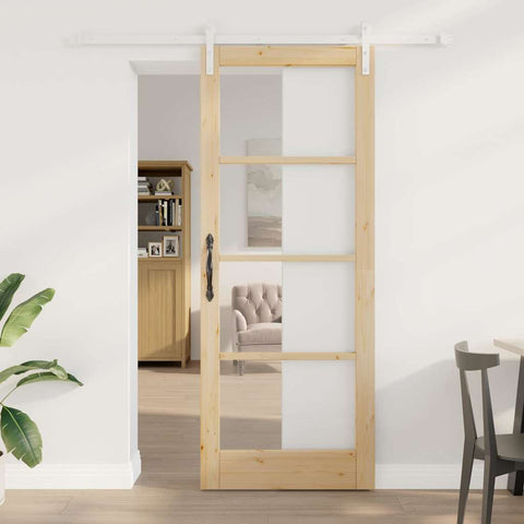 Porta scorrevole ORKDAL Naturale 83 x 211 cm