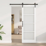 Porta Scorrevole ORKDAL Bianco 78 x 211 cm Legno e metallo
