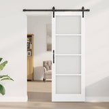 Porta Scorrevole ORKDAL Bianco 78 x 211 cm Legno e metallo