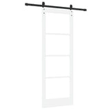 Porta Scorrevole ORKDAL Bianco 78 x 211 cm Legno e metallo