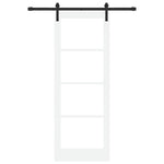 Porta Scorrevole ORKDAL Bianco 78 x 211 cm Legno e metallo