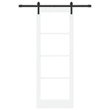 Porta Scorrevole ORKDAL Bianco 78 x 211 cm Legno e metallo