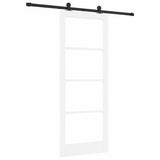 Porta scorrevole ORKDAL Bianco e Nero 83 x 211 cm