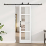 Porta scorrevole ORKDAL Bianco e Nero 61 x 198,5 cm