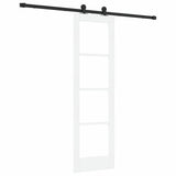 Porta scorrevole ORKDAL Bianco e Nero 61 x 198,5 cm