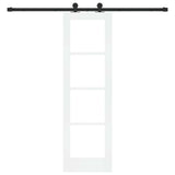 Porta scorrevole ORKDAL Bianco e Nero 61 x 198,5 cm