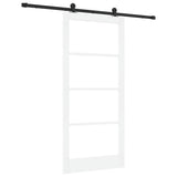 Porta scorrevole ORKDAL Bianco e Nero 93 x 202 cm