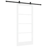 Porta scorrevole ORKDAL Bianco e Nero 93 x 202 cm