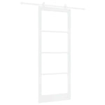 Porta Scorrevole ORKDAL Bianco 93 x 232 cm Legno e metallo