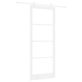 Porta Scorrevole ORKDAL Bianco 93 x 232 cm Legno e metallo