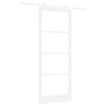 Porta Scorrevole ORKDAL Bianco 93 x 232 cm Legno e metallo