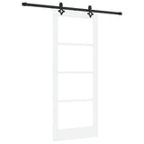 Porta scorrevole ORKDAL Bianco e Nero 83 x 202 cm