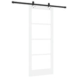 Porta scorrevole ORKDAL Bianco e Nero 83 x 202 cm
