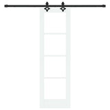 Porta scorrevole ORKDAL Bianco e Nero 61 x 198,5 cm