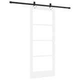 Porta scorrevole ORKDAL Bianco e Nero 83 x 202 cm
