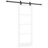 Porta scorrevole ORKDAL Bianco e Nero 83 x 211 cm