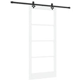 Porta scorrevole ORKDAL Bianco e Nero 93 x 211 cm