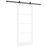 Porta scorrevole ORKDAL Bianco e Nero 93 x 211 cm
