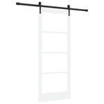 Porta Scorrevole Bianco 83 x 202 cm Legno e metallo