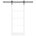 Porta Scorrevole Bianco 83 x 202 cm Legno e metallo