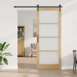 Porta scorrevole Marrone 83 x 232 cm
