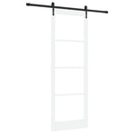 Porta Scorrevole Bianco 83 x 232 cm Legno e metallo