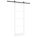 Porta Scorrevole Bianco 83 x 232 cm Legno e metallo