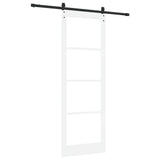 Porta Scorrevole Bianco 83 x 232 cm Legno e metallo