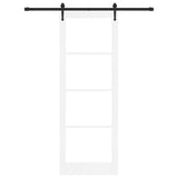 Porta Scorrevole Bianco 83 x 232 cm Legno e metallo