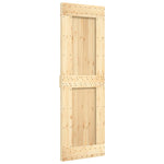 Porta Scorrevole con Set Hardware 70x210 cm Legno Massello Pino