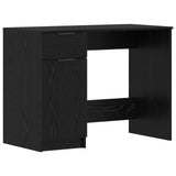 Scrivania Rovere Nero 133 x 50 x 75 cm Legno truciolato