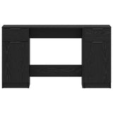 Scrivania Rovere Nero 133 x 50 x 75 cm Legno truciolato