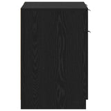 Scrivania Rovere Nero 133 x 50 x 75 cm Legno truciolato