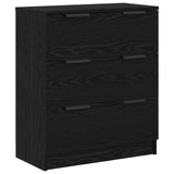 Credenza 3 pcs Rovere Nero 181 x 30 x 70 cm Legno truciolato