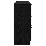 Credenza 3 pcs Rovere Nero 181 x 30 x 70 cm Legno truciolato