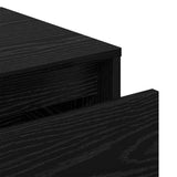 Set mobili da ingresso 3 pcs Rovere nero 80 x 31 x 40 cm