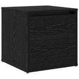 Set mobili da ingresso 3 pcs Rovere nero 80 x 31 x 40 cm