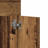 Set di mobili per il bagno con porta 4 pcs Legno vecchio