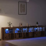 Madia LED Legno vecchio 283 x 37 x 67 cm Legno truciolato