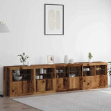 Madia LED Legno vecchio 283 x 37 x 67 cm Legno truciolato
