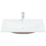 Mobile lavabo Rovere nero 80 x 39 x 62 cm Legno truciolato