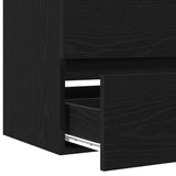 Mobile lavabo Rovere nero 100 x 39 x 62 cm Legno truciolato