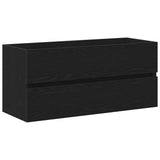 Mobile lavabo Rovere nero 100 x 39 x 62 cm Legno truciolato
