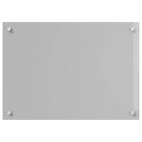 Rivestimento da Cucina Grigio chiaro 70 x 50 cm vetro temperato